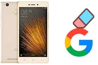 Come eliminare l'account Google su Xiaomi Redmi 3x