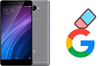 Come eliminare l'account Google su Xiaomi Redmi 4 (China)