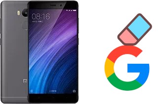 Come eliminare l'account Google su Xiaomi Redmi 4 Prime