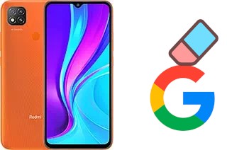 Come eliminare l'account Google su Xiaomi Redmi 9 (India)