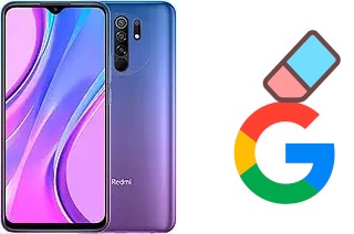 Come eliminare l'account Google su Xiaomi Redmi 9