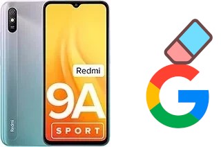 Come eliminare l'account Google su Xiaomi Redmi 9A Sport