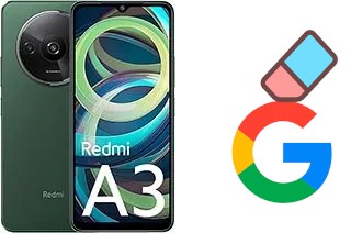 Come eliminare l'account Google su Xiaomi Redmi A3 Pro