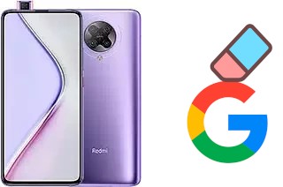 Come eliminare l'account Google su Xiaomi Redmi K30 Pro Zoom