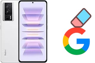 Come eliminare l'account Google su Xiaomi Redmi K60 Pro