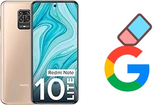 Come eliminare l'account Google su Xiaomi Redmi Note 10 Lite