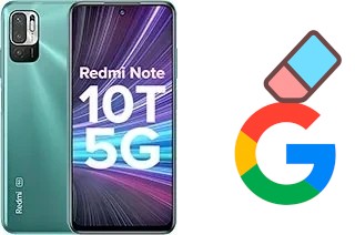 Come eliminare l'account Google su Xiaomi Redmi Note 10T 5G