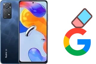 Come eliminare l'account Google su Xiaomi Redmi Note 11 Pro 5G