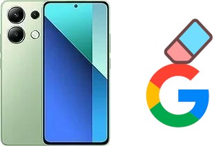 Come eliminare l'account Google su Xiaomi Redmi Note 13 4G