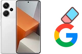 Come eliminare l'account Google su Xiaomi Redmi Note 13 Pro+