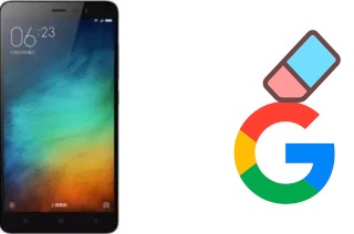 Come eliminare l'account Google su Xiaomi Redmi Note 3 Pro 32GB