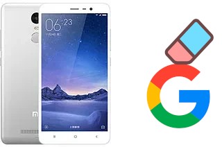 Come eliminare l'account Google su Xiaomi Redmi Note 3