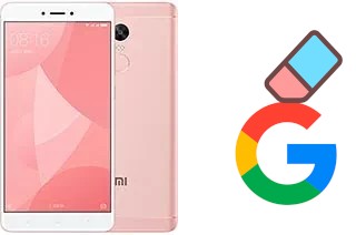 Come eliminare l'account Google su Xiaomi Redmi Note 4X