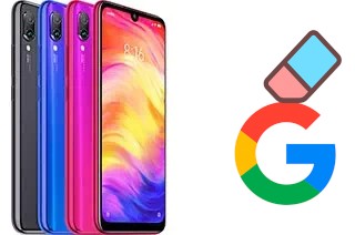 Come eliminare l'account Google su Xiaomi Redmi Note 7