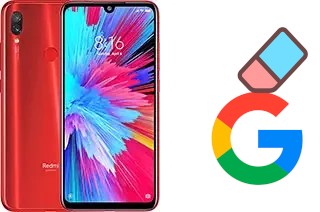 Come eliminare l'account Google su Xiaomi Redmi Note 7S