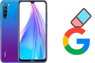 Come eliminare l'account Google su Xiaomi Redmi Note 8T