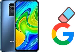 Come eliminare l'account Google su Xiaomi Redmi Note 9