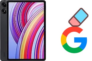 Come eliminare l'account Google su Xiaomi Redmi Pad Pro 5G