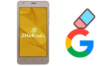 Come eliminare l'account Google su ZH-K Mobile Spark 3