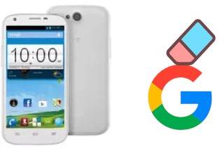 Come eliminare l'account Google su ZTE Blade Q Maxi