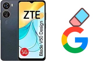 Come eliminare l'account Google su ZTE Blade V50 Design