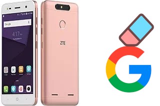 Come eliminare l'account Google su ZTE Blade V8 Mini