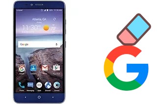 Come eliminare l'account Google su ZTE Grand X Max 2