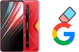 Come eliminare l'account Google su ZTE nubia Red Magic 5G