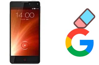 Come eliminare l'account Google su ZTE nubia Z5S mini NX403A