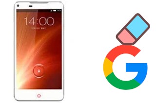 Come eliminare l'account Google su ZTE nubia Z5S