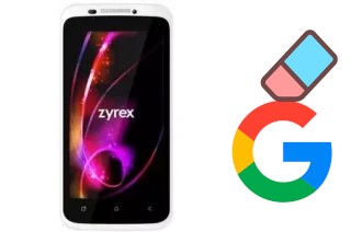 Come eliminare l'account Google su Zyrex ZA-957