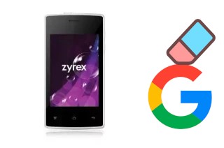 Come eliminare l'account Google su Zyrex ZA966