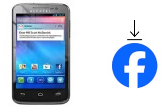 Come installare Facebook su un alcatel One Touch M'Pop