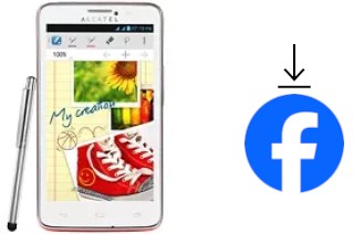 Come installare Facebook su un alcatel One Touch Scribe Easy