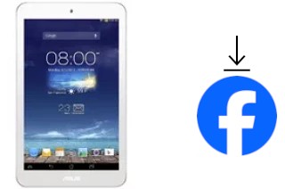 Come installare Facebook su un Asus Memo Pad 8 ME180A