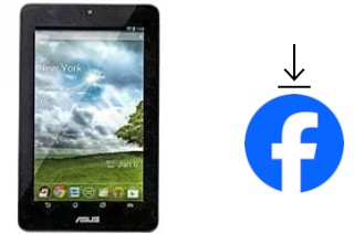 Come installare Facebook su un Asus Memo Pad ME172V