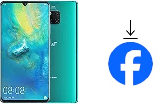 Come installare Facebook su un Huawei Mate 20 X (5G)