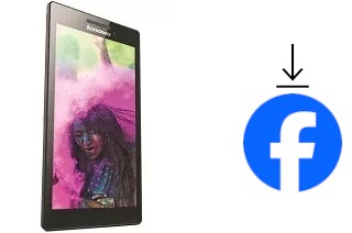 Come installare Facebook su un Lenovo Tab 2 A7-10