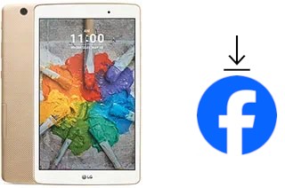 Come installare Facebook su un LG G Pad X 8.0