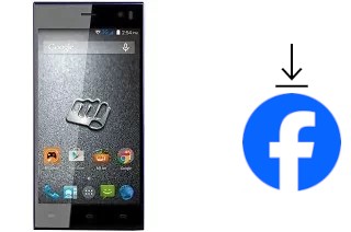 Come installare Facebook su un Micromax A99 Canvas Xpress