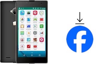 Come installare Facebook su un Micromax Canvas Amaze 4G Q491