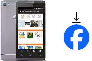 Come installare Facebook su un Micromax Canvas Fire 4 A107