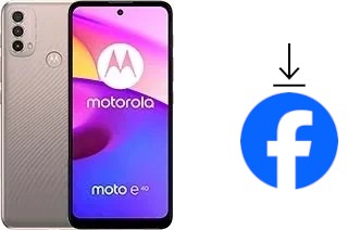 Come installare Facebook su un Motorola Moto E40