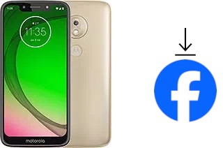 Come installare Facebook su un Motorola Moto G7 Play