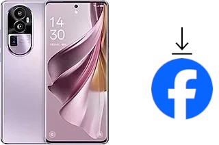 Come installare Facebook su un Oppo Reno10 Pro+