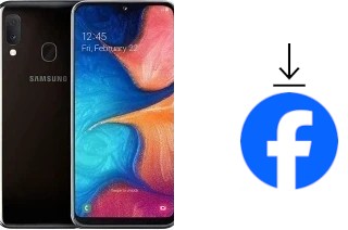 Come installare Facebook su un Samsung Galaxy A20e