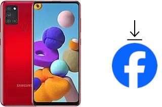 Come installare Facebook su un Samsung Galaxy A21s