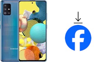 Come installare Facebook su un Samsung Galaxy A51 5G UW