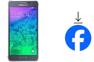 Come installare Facebook su un Samsung Galaxy Alpha (S801)