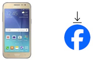 Come installare Facebook su un Samsung Galaxy J2 DTV